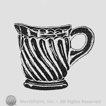 Albany Glass Pattern : Mugs, Cream