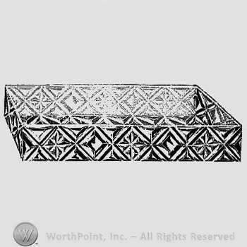 Albany Glass Pattern : Vase, Trays and Nappies