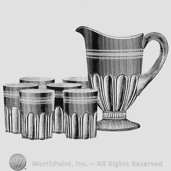 Albany Glass Pattern : No56 Lemonade Set