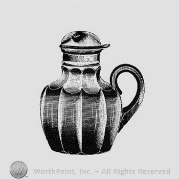 Albany Glass Pattern : Molasses Can