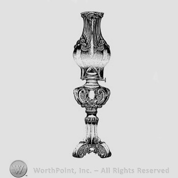 Albany Glass Pattern :No10 Line of Lamps
