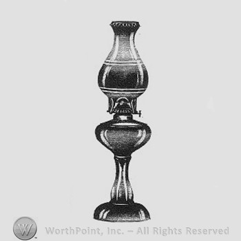 Albany Glass Pattern :No10 Line of Lamps