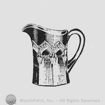 Albany Glass Pattern :Silver Band, no166