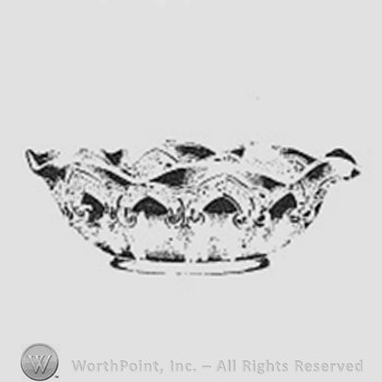 Albany Glass Pattern :Silver Band, no166