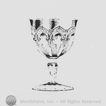 Albany Glass Pattern :Silver Band, no166