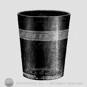 Albany Glass Pattern :Common Tumblers