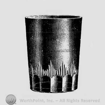 Albany Glass Pattern :Common Tumblers