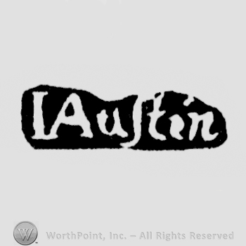 The name I. Austin written with lowercase letters, the letter 's' is vertically prolongued