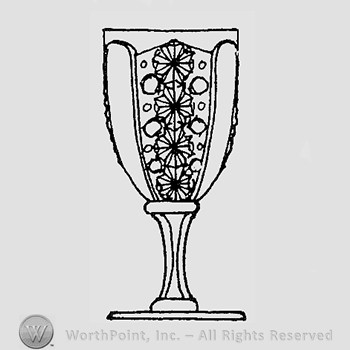 Warman's Pattern Glass Amberette.