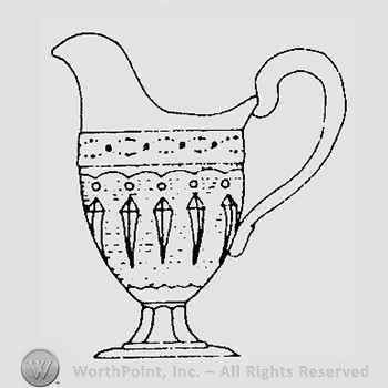 Warman's Pattern Glass Arabesque.