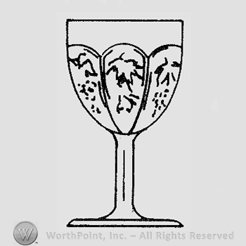 Warman's Pattern Glass Arched Grape.