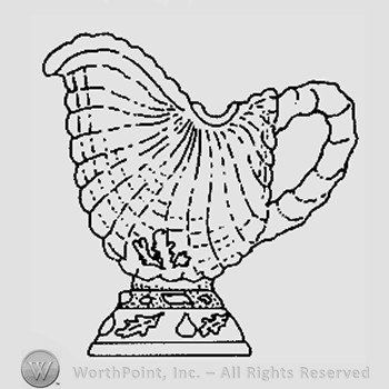 Warman's Pattern Glass Argonaut Shell.