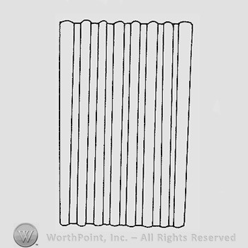 Warman's Pattern Glass Beatty Rib.