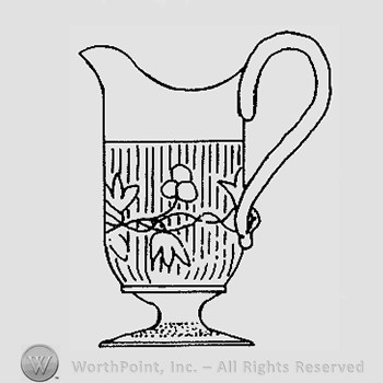 Warman's Pattern Glass Bellflower.