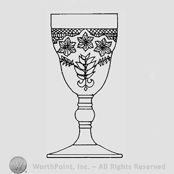 Warman's Pattern Glass Bouquet.