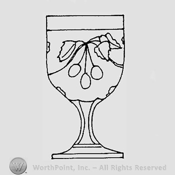 Warman's Pattern Glass Cherry.