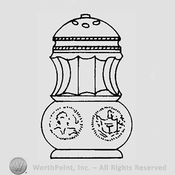 Warman's Pattern Glass Coin-Columbian.