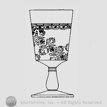 Warman's Pattern Glass Diagonal Band.