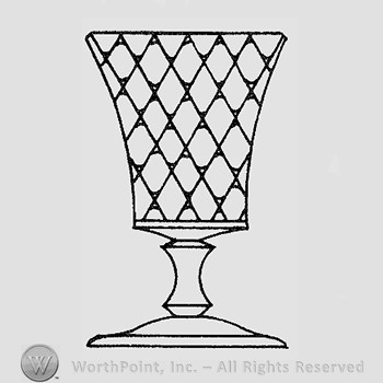 Warman's Pattern Glass Diamond Quilted.