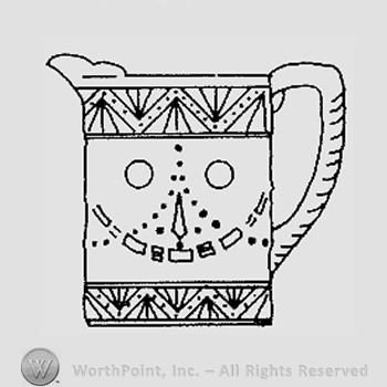 Warman's Pattern Glass Festoon.