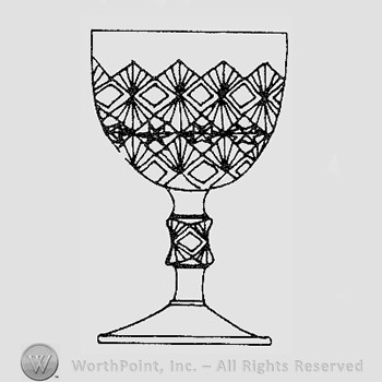 Warman's Pattern Glass Finecut And Block.