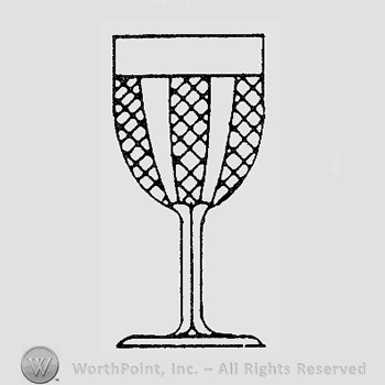 Warman's Pattern Glass Flat Diamond.