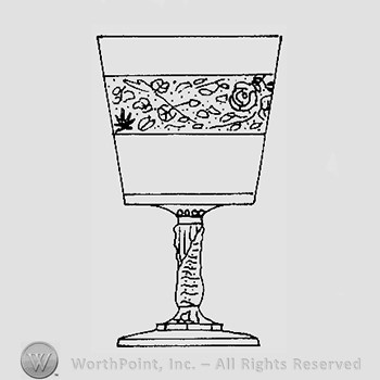 Warman's Pattern Glass Flower Band.