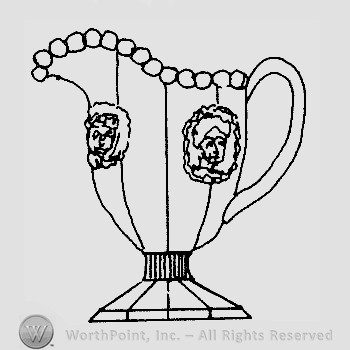 Warman's Pattern Glass Gibson Girl.