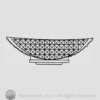 Warman's Pattern Glass Heavy Panelled Finecut.