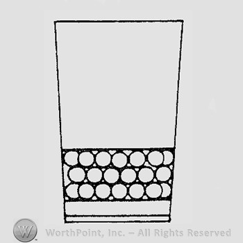 Warman's Pattern Glass Hobbnail Band.
