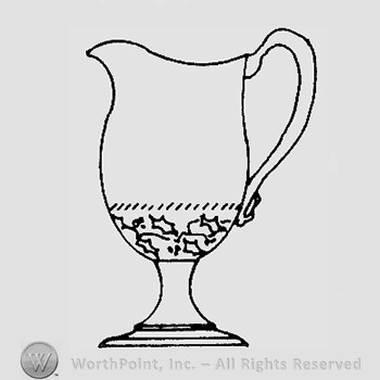 Warman's Pattern Glass Holly.