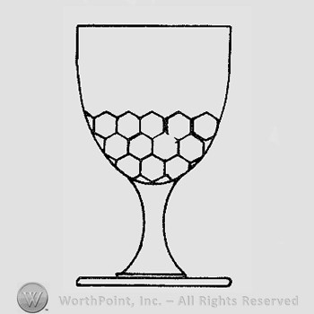 Warman's Pattern Glass Honeycomb.