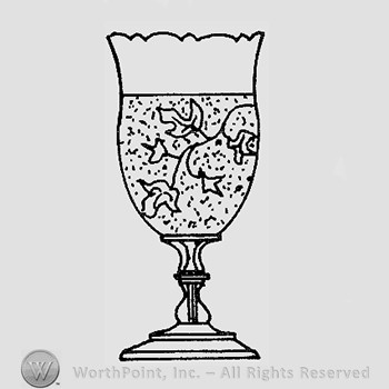 Warman's Pattern Glass Ivy In Snow.