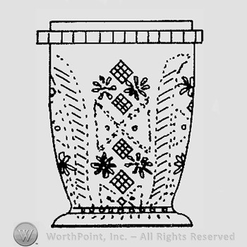 Warman's Pattern Glass Jacob's Coat.