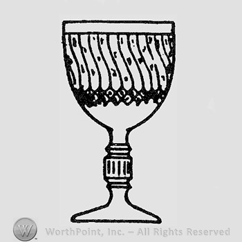 Warman's Pattern Glass Jersey Swirl.