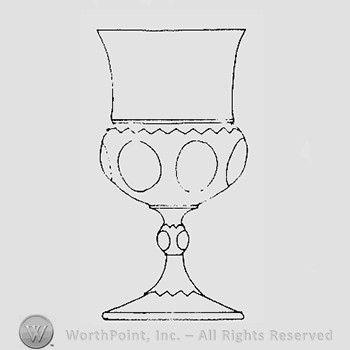 Warman's Pattern Glass King's Crown.