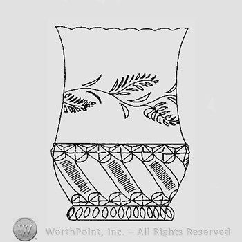 Warman's Pattern Glass Kokomo.