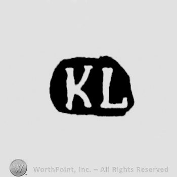 The letters KL written in uppercase
