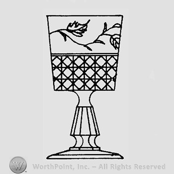 Warman's Pattern Glass Mascotte.
