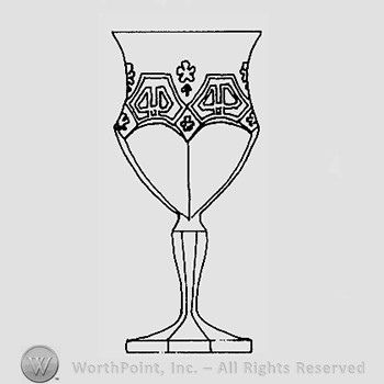 Warman's Pattern Glass Paneled 44.