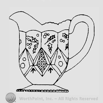 Warman's Pattern Glass Paneled Holly.