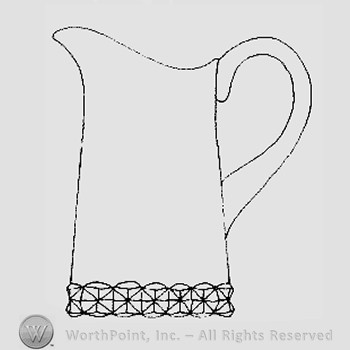 Warman's Pattern Glass Pavonia.