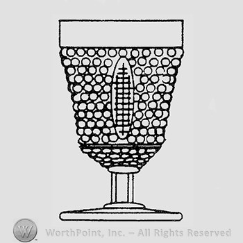 Warman's Pattern Glass Popcorn.