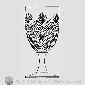 Warman's Pattern Glass Quartered Block.