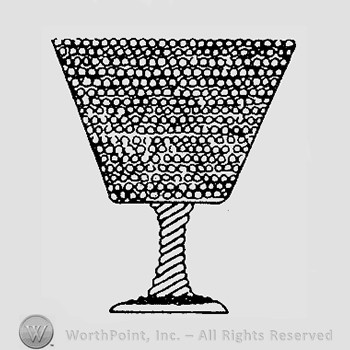 Warman's Pattern Glass Raindrop.