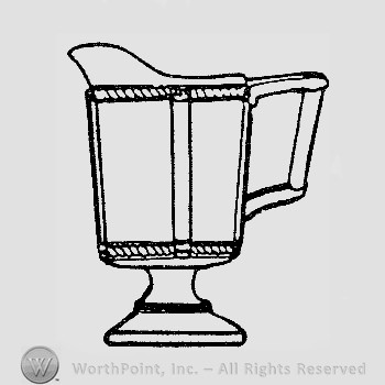Warman's Pattern Glass Robe Bands.