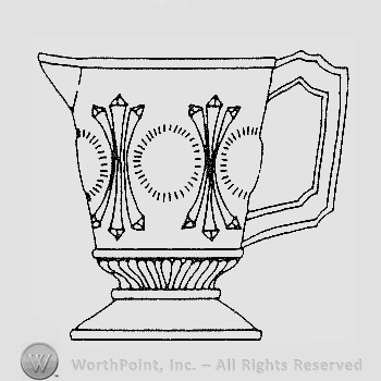 Warman's Pattern Glass Robin Hood.