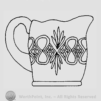 Warman's Pattern Glass Royal Crystal.