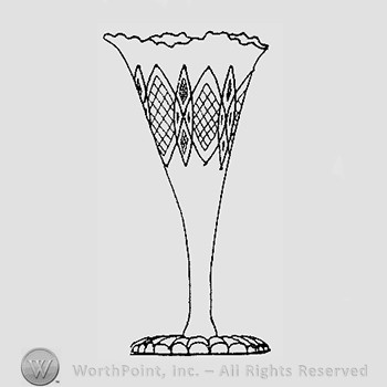 Warman's Pattern Glass Scalloped Six Points.