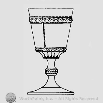 Warman's Pattern Glass Scalloped Tape.